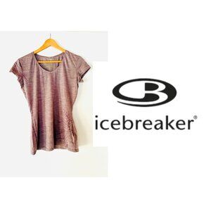 icebreaker merino wool tee (grey) Sz S (NWT)